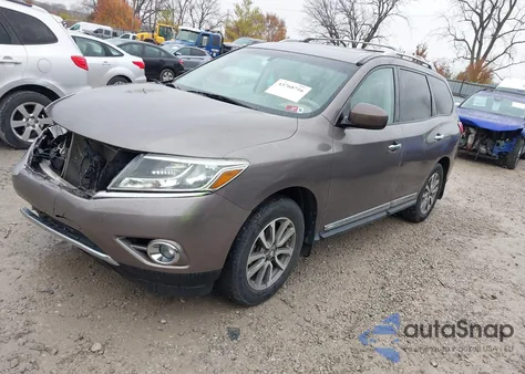 2014 Nissan Pathfinder Platinum/S/Sl/Sv z USA, uszkodzony, nr VIN 5N1AR2MM6EC707740